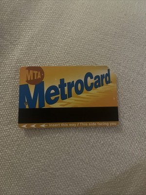 New York MTA Metro Card - 2017/18 Subway NYC Collectible Discontinued