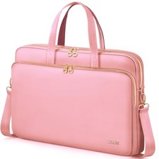 Laptop Bag Case for Women Men Messenger Briefcase Bag, 17 17.3 17.3 inch Pink