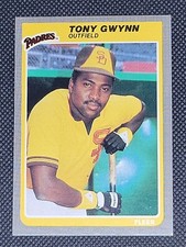 1985 Fleer #34 Tony Gwynn *Set Break* Sharp