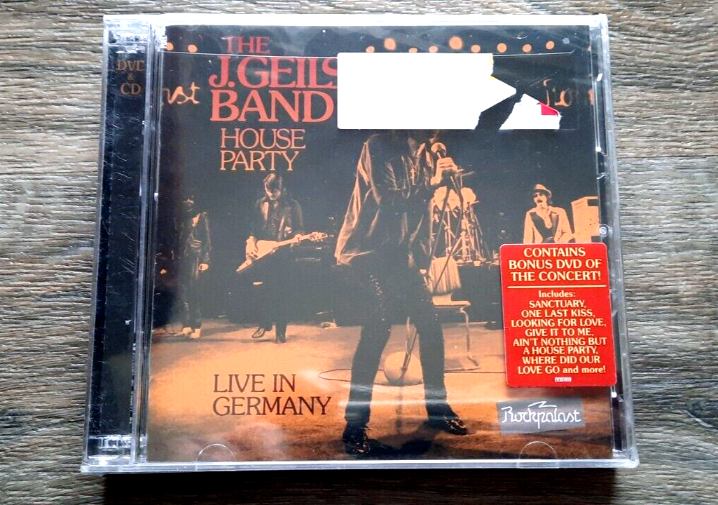 House Party Live in Germany 1979 J. Geils Band (DVD + CD) NEW V41
