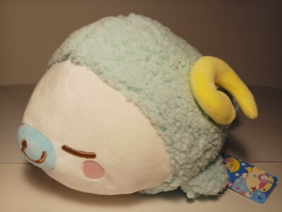 Large San-X MG Siro-Goma Blue Ram 14'' GS3426 Soft Plush NWT