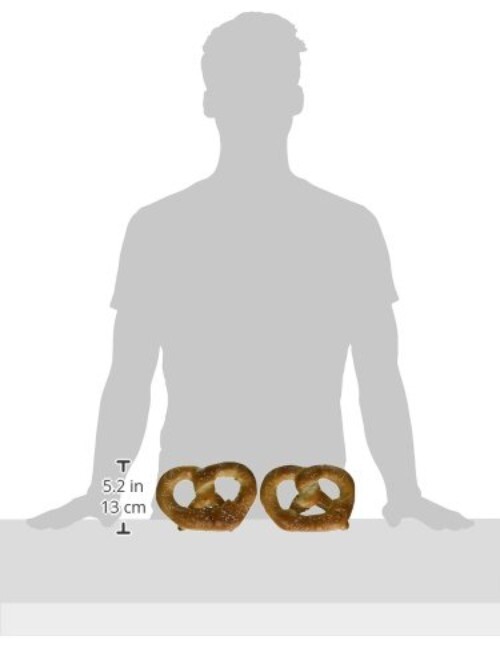 Never Frozen Bavarian Pretzels - 10 Pack, Perfect for Guilt-Free Snacking