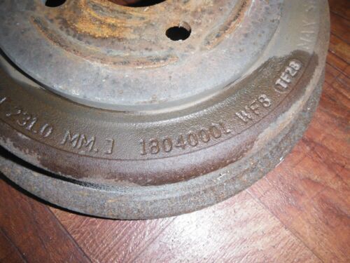 05-10 CHEVROLET COBALT PONTIAC G5 SAURN ION BRAKE DRUM SET PAIR OEM - Picture 7 of 7