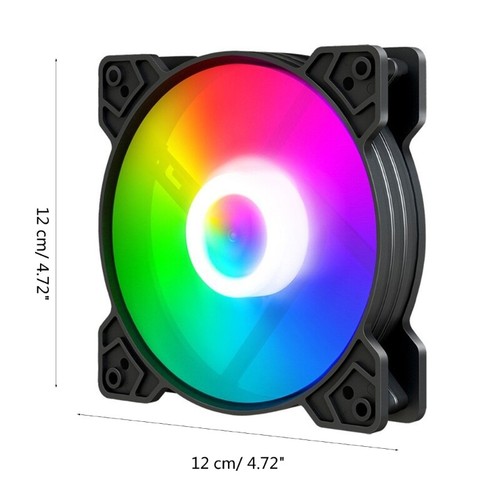 Enhanced Airflow 12CM Colorful 4Pin Computer Case Cooling Fan for Computer Case - Afbeelding 8 van 10