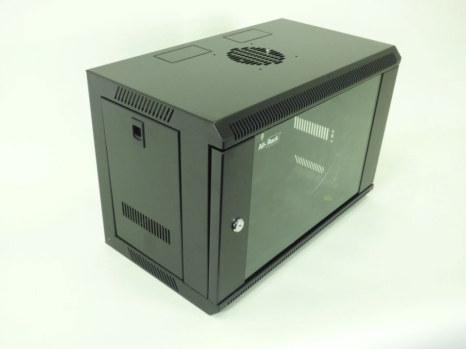4U Black 300mm Deep 19" Data AV Rack DATA Rack Data Cabinet comms cabinet - Image 4 of 4