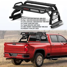 Sport Bar Chase Rack Bed Roll Bar w/ Cargo Basket Fits Toyota Tundra/ Silverado