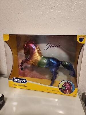 Breyer Horse JEWELS Fall Rainbow Decorator Glossy 1866 Fighting NIB