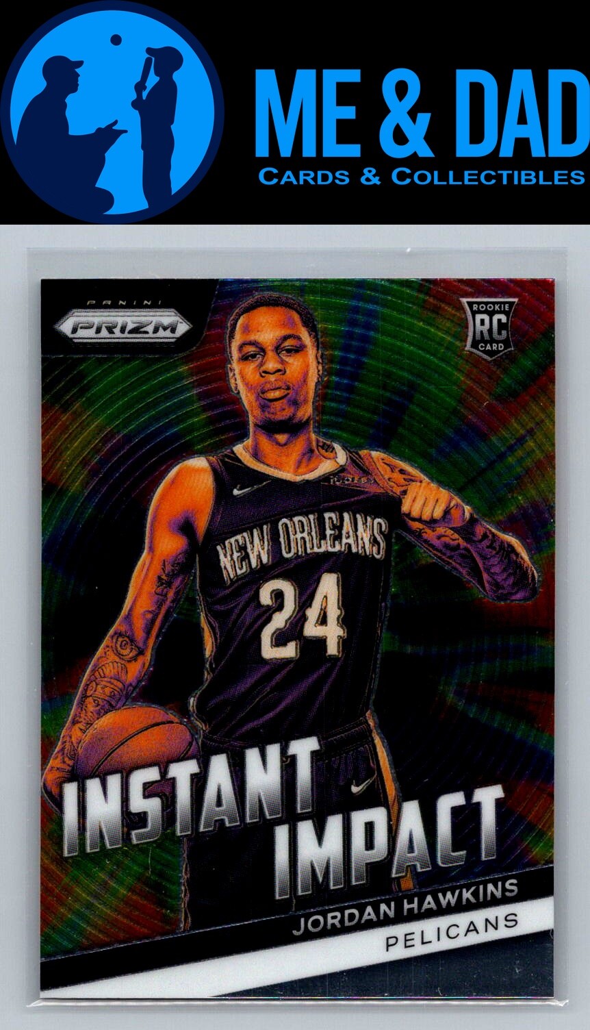 2023-24 Panini Prizm #13 Jordan Hawkins Instant Impact