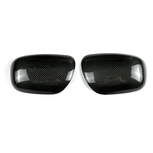Carbon Fiber Add-on Side View Mirror Cover Caps fit for Lexus IS200 IS300 01-05 - Picture 2 of 5