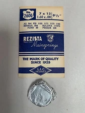 NOS Vtg Rezista No 260G Watch Mainspring AS Benrus Bulova Font Peseux (L1)