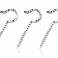 RadioShack -  Guy Wire Anchors - 3-Pack - Zinc Plated Steel - Antenna Accessory