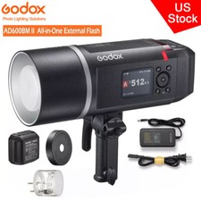 US Godox AD600BMII AD600BM II Outdoor Flash Studio Light For Canon Nikon Sony