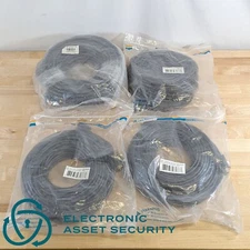 (Lot of 4) Cable Matters 100FT sVGA Male to Male Monitor Cable w/ Ferrites