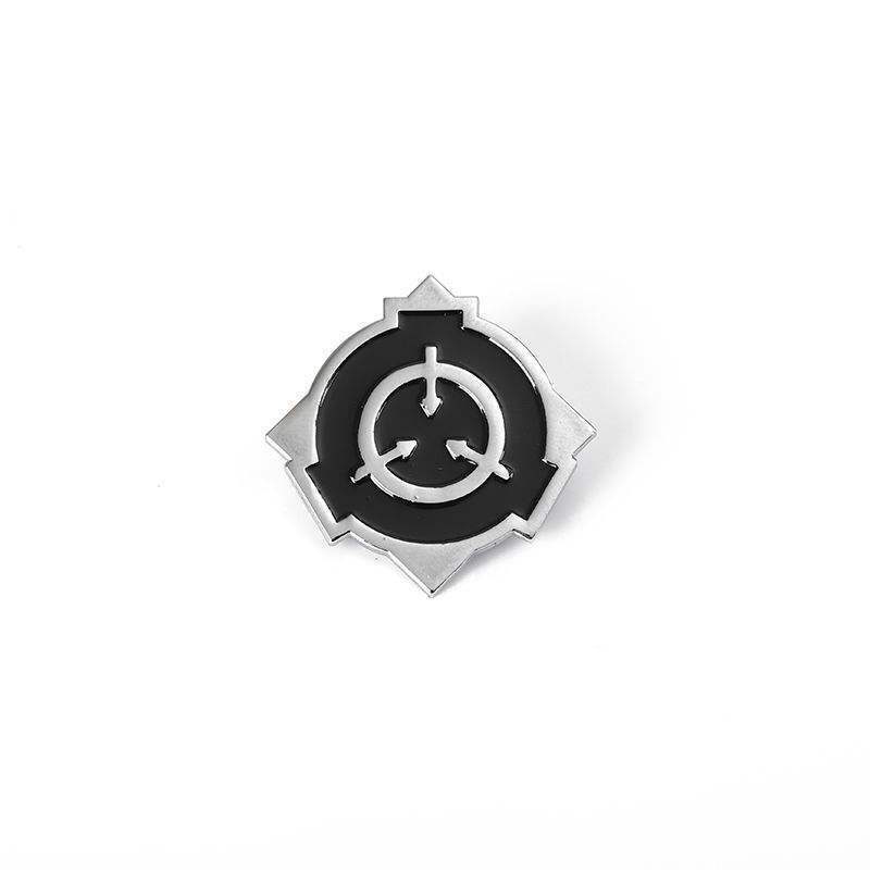 SCP Foundation Pin backs SCP LOGO Pin Badge Button Tinplate 58mm