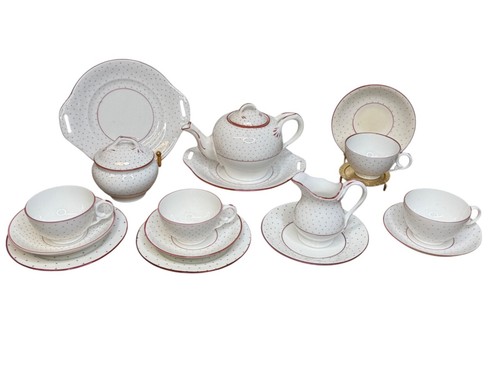 Antique Victorian Toy Tea Set China c1860-70s - Picture 4 of 6