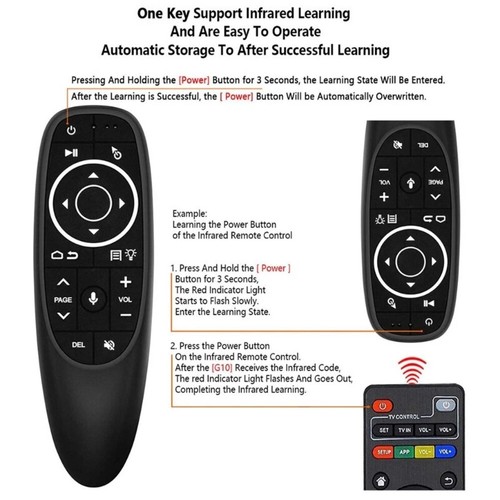 G10S PROBT 2.4G / Bluetooth-compatible5.0 Gyroscope Controller for TV Box - Picture 5 of 8