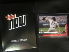 ZAC GALLEN  2020 TOPPS NOW #146  RED PARALLEL 06/10 TIE MLB RECORD FEWEST ER'S