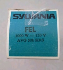 Sylvania Tungsten Halogen FEL Lamp Lighting 1000W 120V 300 Hrs