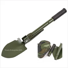 Folding Military Style Shovel Survival Spade Emergency Garden Camping Outdoor