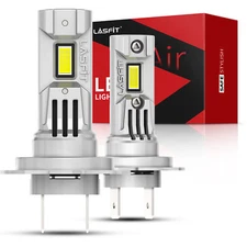 Lasfit H7 LED Headlights High/Low Beam Bulb 60W 6000LM Bright White LCair Series