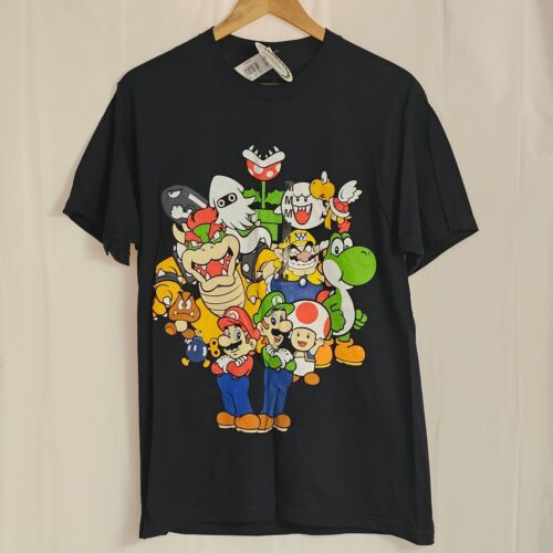 Vintage Early 2000's Super Mario Bros Nintendo T Shirt - Size Medium - New W Tag