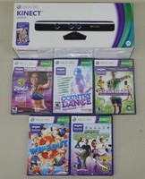 Xbox 360 (xb360) Kinect Sensor With 5 Games Lot - Nip Xbox 360 (xb360) Kinect Sensor With 5 Games Lot - Nip