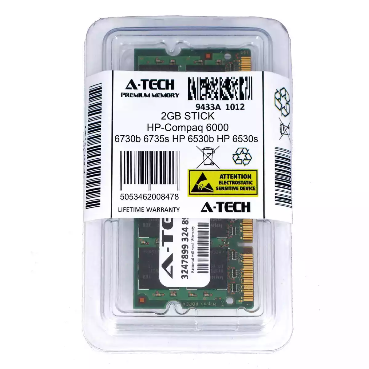 2GB SODIMM HP Compaq 6730b 6735s HP 6530b 6530s 6535b 6535s 6730b