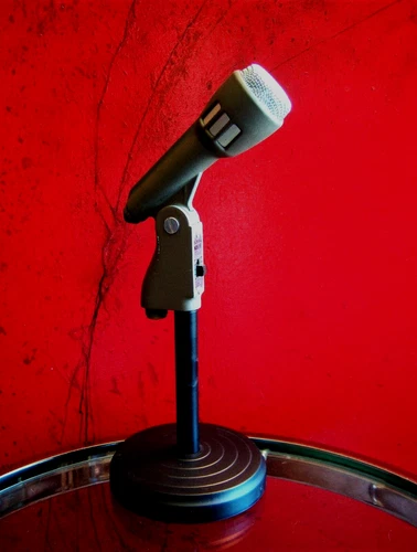 Vintage 1950's Electro Voice 951 crystal microphone 664 w stand PROP DISPLAY # 2