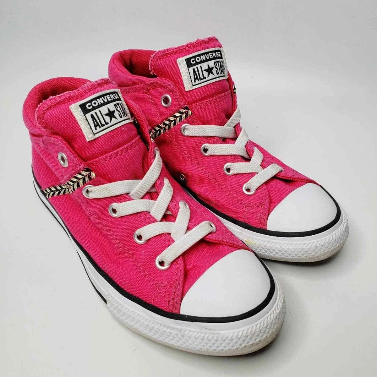 Converse All Star Chuck Taylor Pink Sneakers Junior 3 eBay