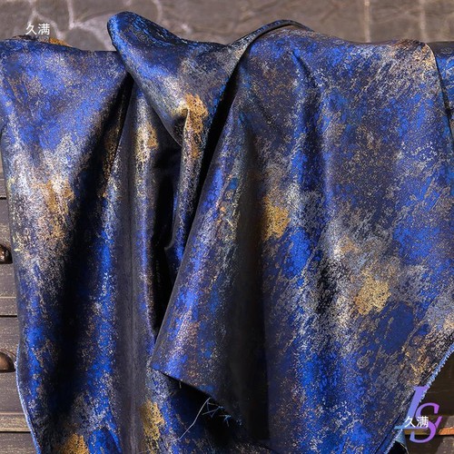 Herren Vergoldet Jacquard Anzüge Slim Fit Einreiher Bräutigam Hochzeitsanzug 3-teilig - Bild 8 von 8