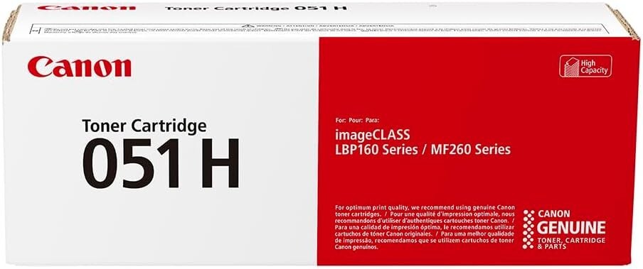 Origininal 051h Genuine Toner Cartridge 051 Black,High Capacity, Laser Printers