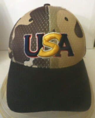 Casquette Baseball Heroes Of The Diamond - Camouflage Désert - Taille Ajustable - Occasion
