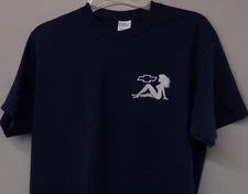 Chevrolet Motors Mudflap Girl Embroidered T-Shirt S-6XL, LT-4XLT Chevy New