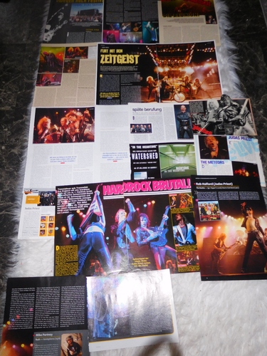 JUDAS PRIEST  147 TEILE/PARTS  CLIPPINGS LOT 0722 - Picture 1 of 4