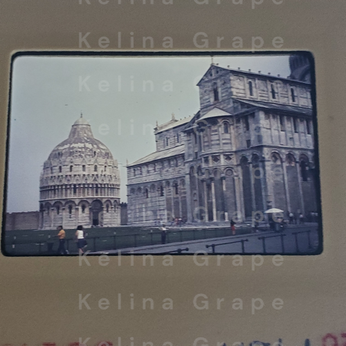 7/Lot 70er Jahre Schiefer Turm von Pisa Kleinbild Film Dia Italien Sehenswürdigkeiten Wahrzeichen - Bild 3 von 5