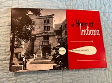 1940?s AT HOME AT INDIANA UNIVERSITY HOUSING BOOKLET BLACK & WHITE VTG RARE