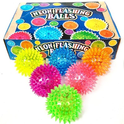 flashing spiky ball