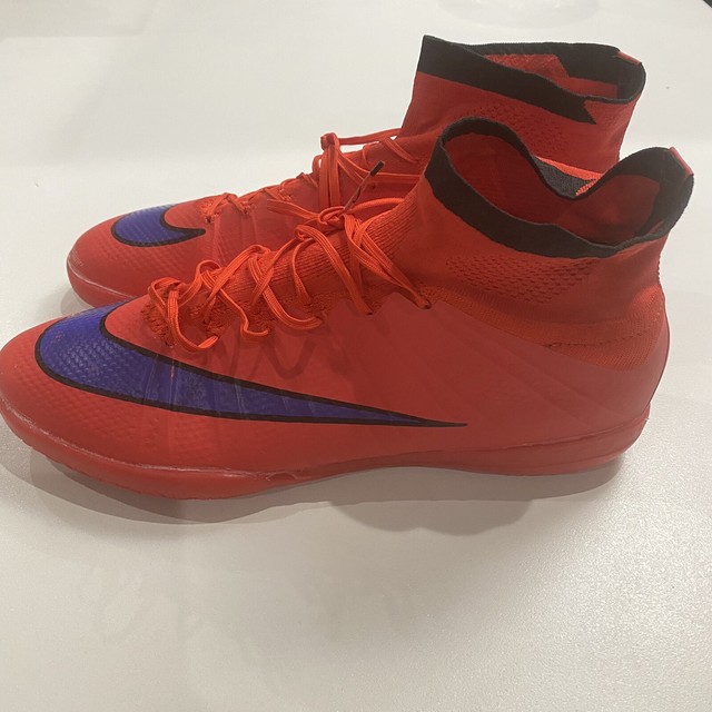 Nike 831966 MercurialX Victory VI IC Mens Purple Indoor Soccer Shoes Sneakers 13 - Athletic