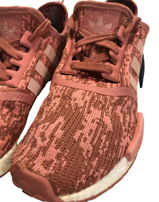 adidas Women's Sz 6.5 NMD R1 Sneakers Shoes Pink Salmon EUC | eBay