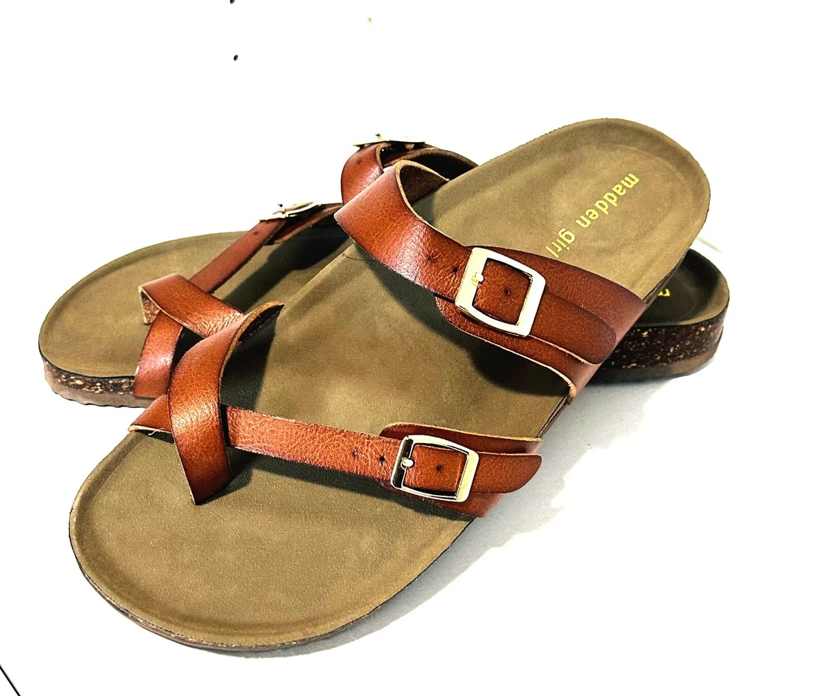 Madden girl hotsell bryceee sandal cognac