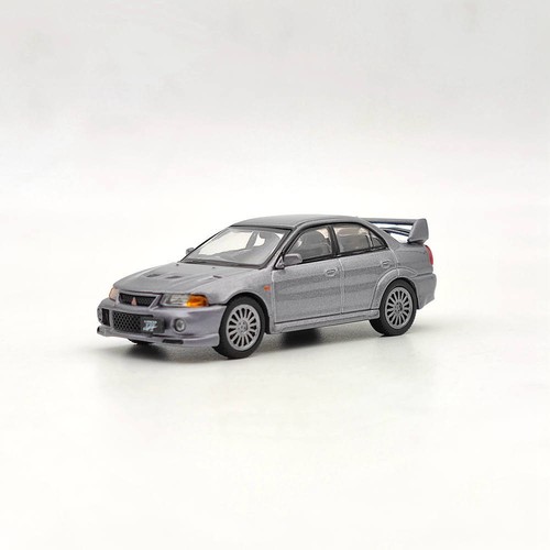 Hobby Japan 1/64 Mitsubishi Lancer GSR Evolution VI CP9A Car Models Toys Silver - Picture 2 of 6