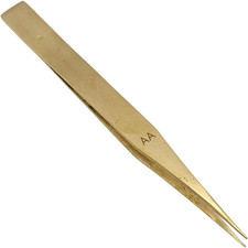 Antimagnetic Brass Tweezers Watchmakers Precision Repair Tool AA - AA-BRASS