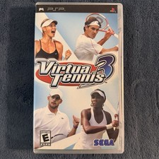 Virtua Tennis 3 (Sony PSP, 2007) CIB w/ Case & Manual ~ Sega VGC