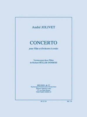 Concerto | Flute Et Orchestre A Strings | André Jolivet | Buch
