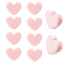 pcs Heart Shaped Binder Clips,Mini Decorative Paper Clips,Paper and Bag 60