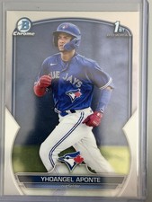 2023 Bowman - Chrome Prospects Yhoangel Aponte #BCP-110 (RC)