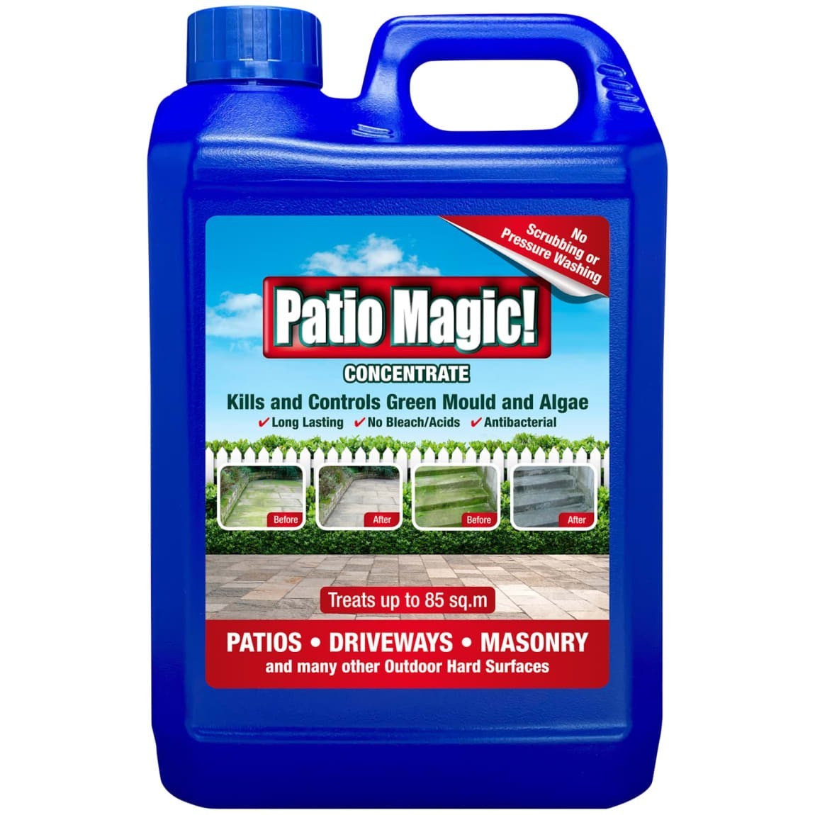 Patio Magic Concentrate Ideal for Patios, Paths and Driveways 2.5 L
