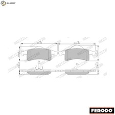 BRAKE PAD SET DISC BRAKE FDB1524 FOR JEEP GRAND/CHEROKEE/II/SUV/Mk WAGONEER 2.5L