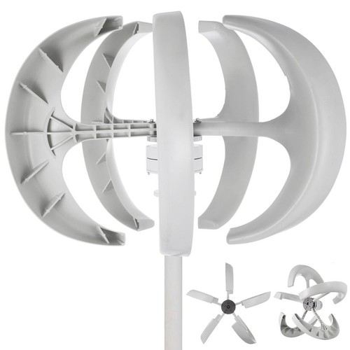 800W 12V 24V 48V Wind Turbine Generator Kit Windmill Inverter MPPT Controller - Foto 2 di 33