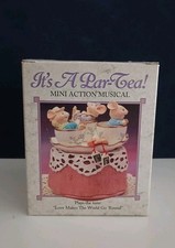 Carillon Enesco It's A Par Tea Mini Action Musical Vintage 1993